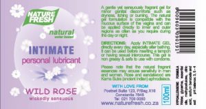 Intimate Personal Lubricant Wild Rose